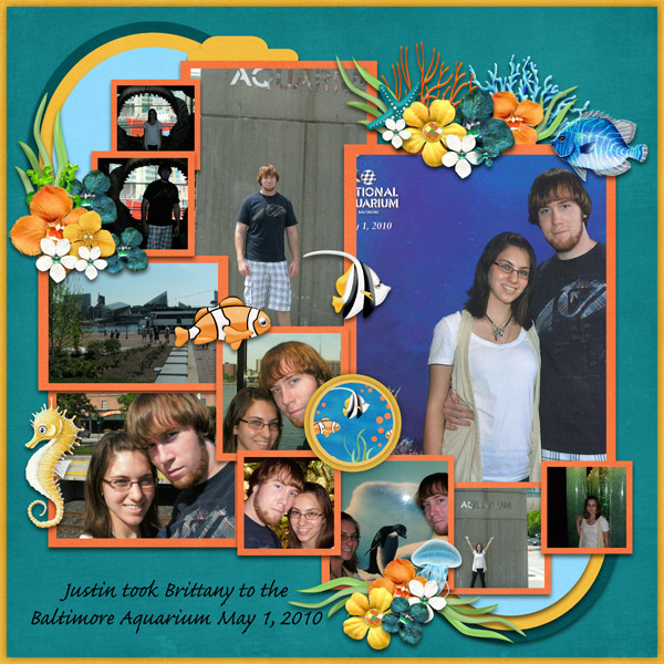 Everyday Moments 4 Template #3-Miss Fish