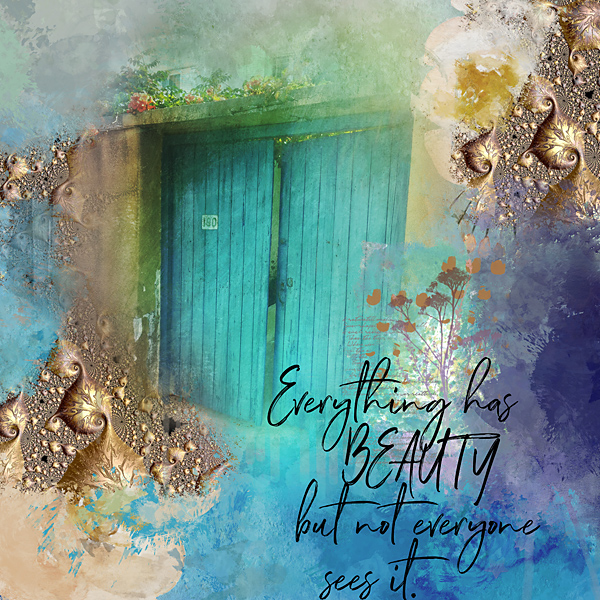 Everything has beauty...