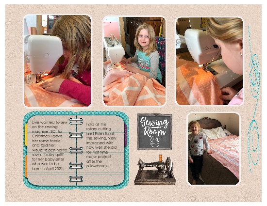 Evie - baby quilt