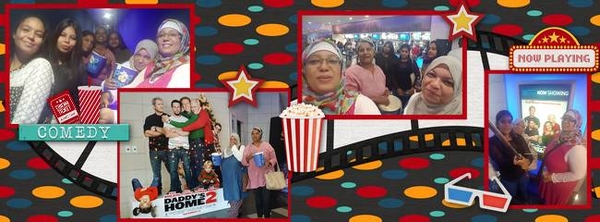 Facebook cover - Movie night