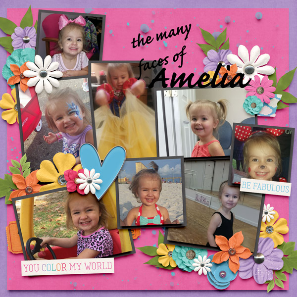 Faces of Amelia