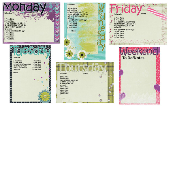 Fall 2013 Schedule