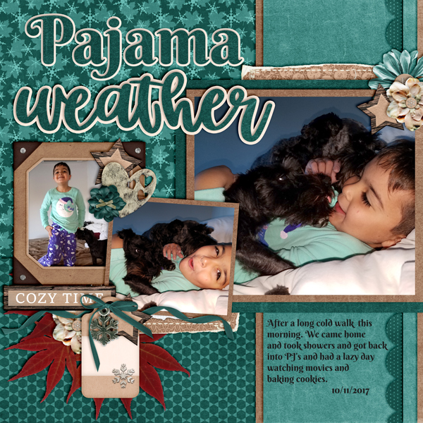 Fall Becomes Winter kit from Designs by Connie Prince