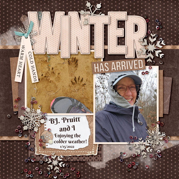 Fall Becomes Winter kit from Designs by Connie Prince