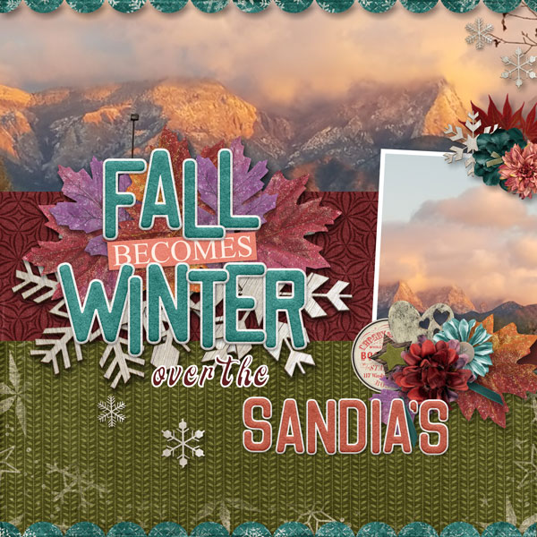 Fall Becomes Winter Over the Sandias