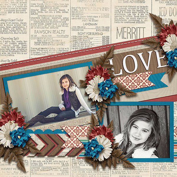 Fall Begins Digital Scrapbooking Collection