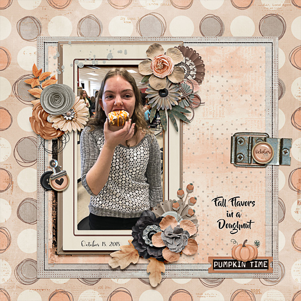 Fall Flavors in a Doughnut