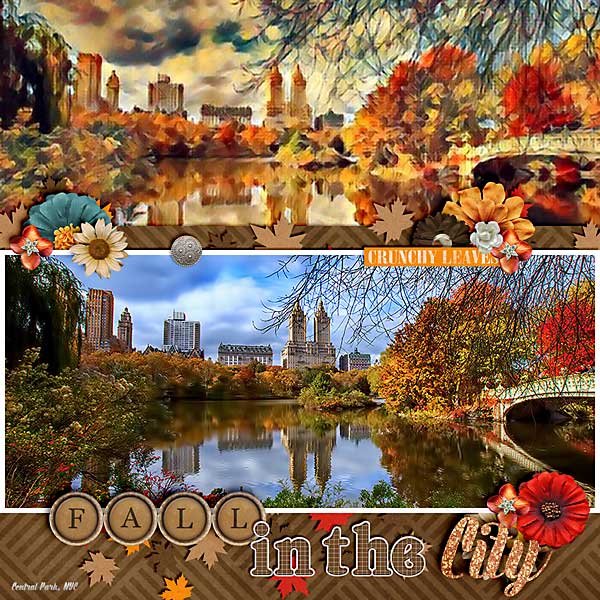 Fall in the city