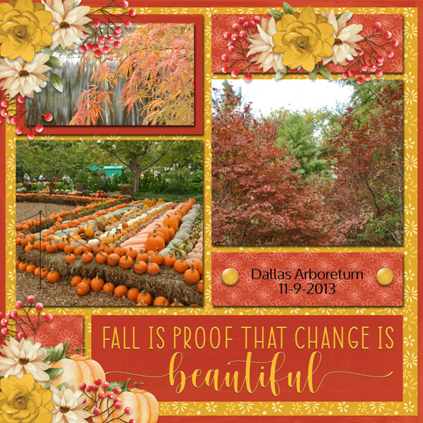 FALL IS PROOF THAT CHANGE IS beautiful