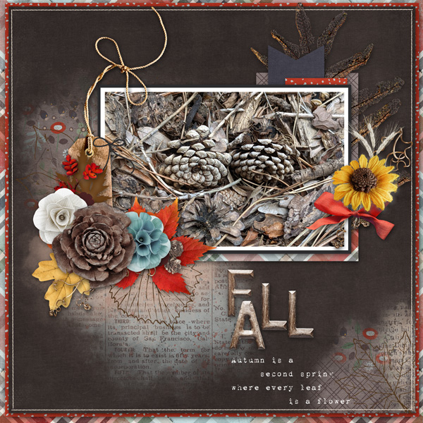 Fall Pinecones