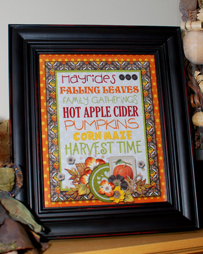 fall print