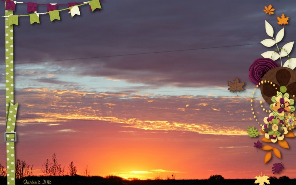 Fall Sunrise Desktop