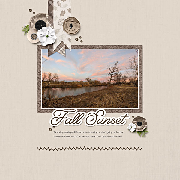 Fall Sunset - Dec 2024