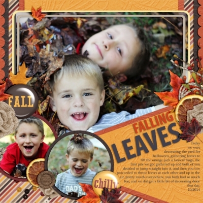 falling leaves
