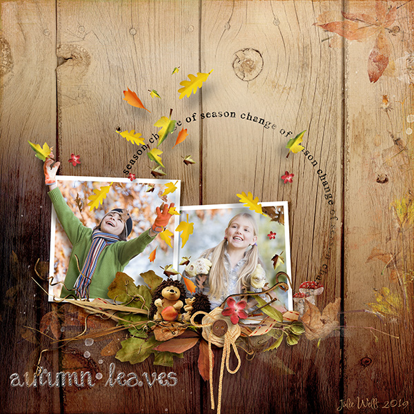 falling leaves