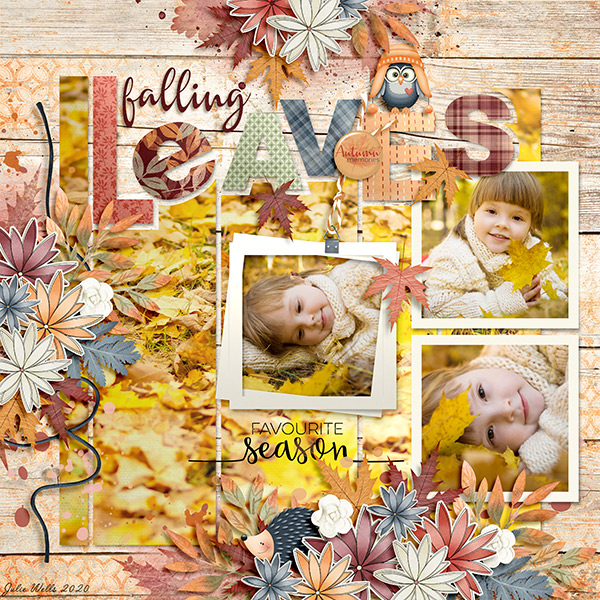 falling leaves