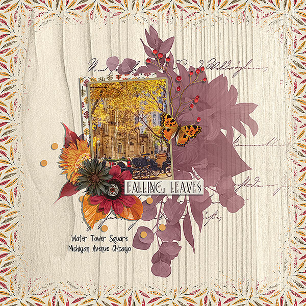 falling leaves