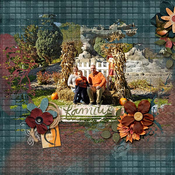 Family at the Pumpkin Patch