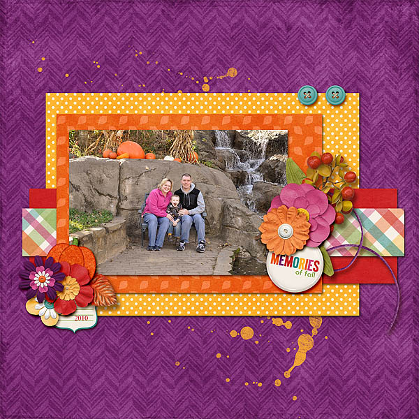 Family Fall Waterfall