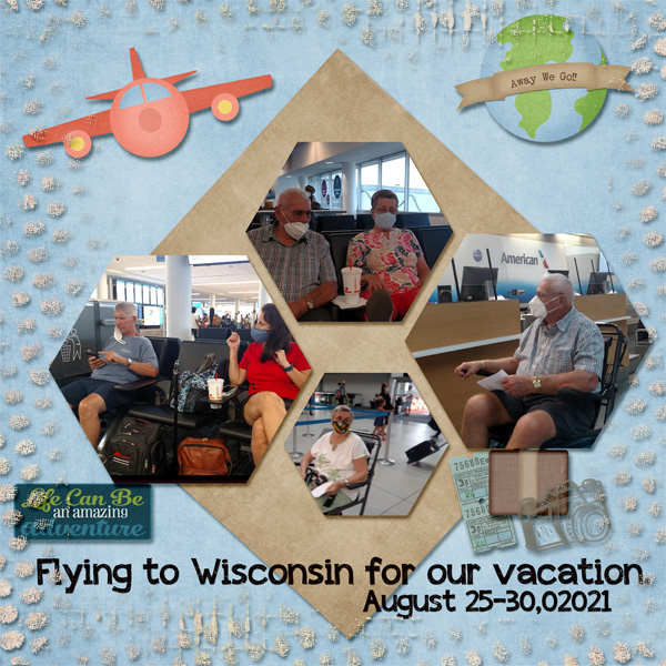 Family flying to Wi for a family visit