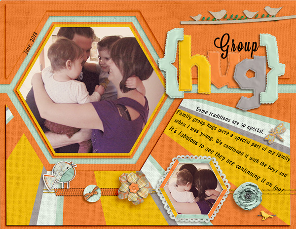 Family Group Hug