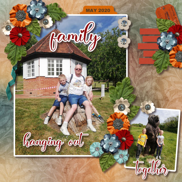 Family Hanging Our Together
