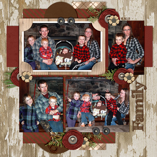 Family in Flannel