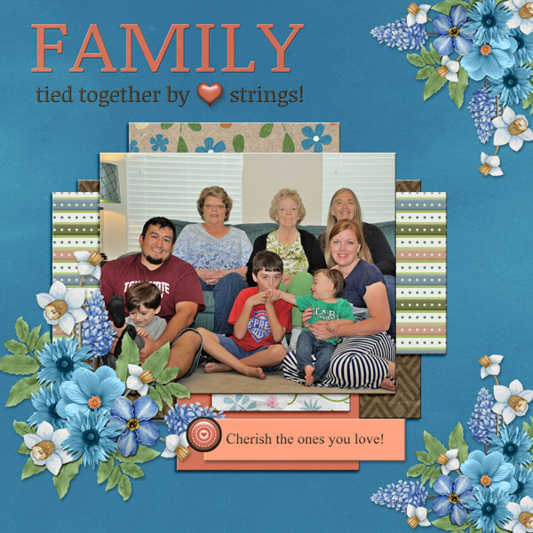 FAMILY tied together by heart strings!