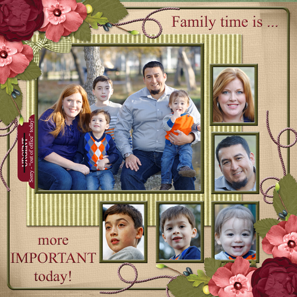 Family time is ... more IMPORTANT today!
