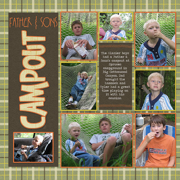 Father and Son's Campout Pg. 1
