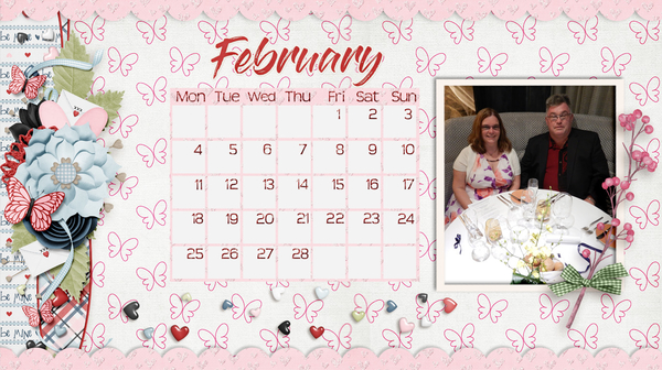Feb 2019 Calendar
