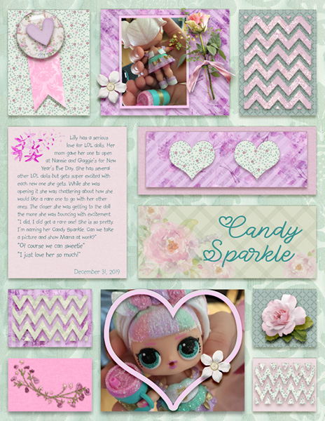Feb 2020 Font Challenge - Candy Sparkle
