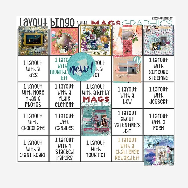 Feb bingo card