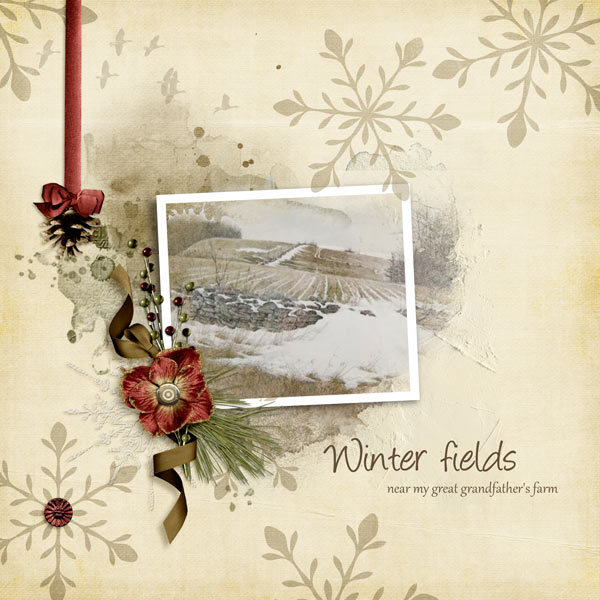 Feb brush challenge - winter fields
