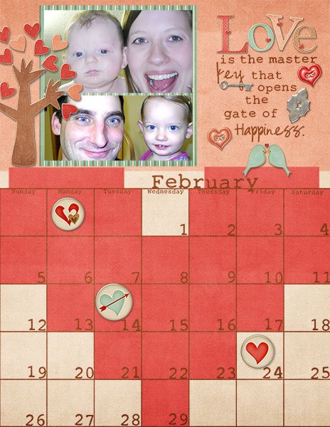 Feb Calendar