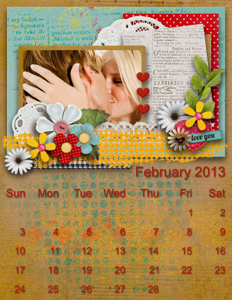 Feb Calendar