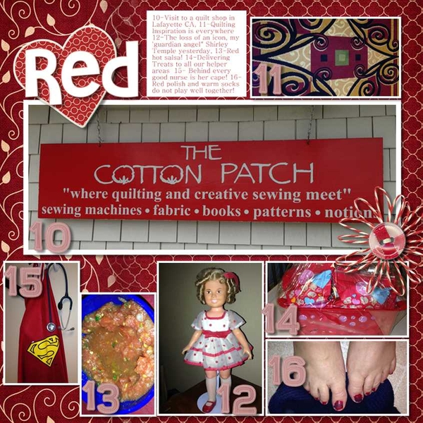 Feb week 3- Red