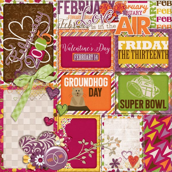 February 2015 Project Life Album Cover