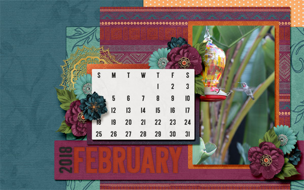 February 2018 Calendar