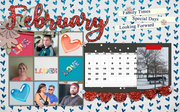 February Calendar Desktop