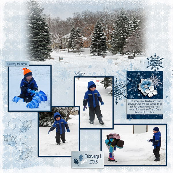 February snow fun