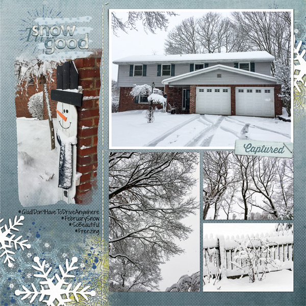 February Snow, left side