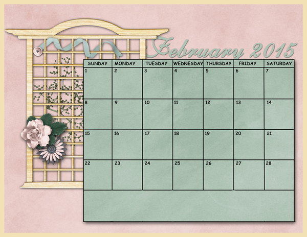 February Sum Up Calendar