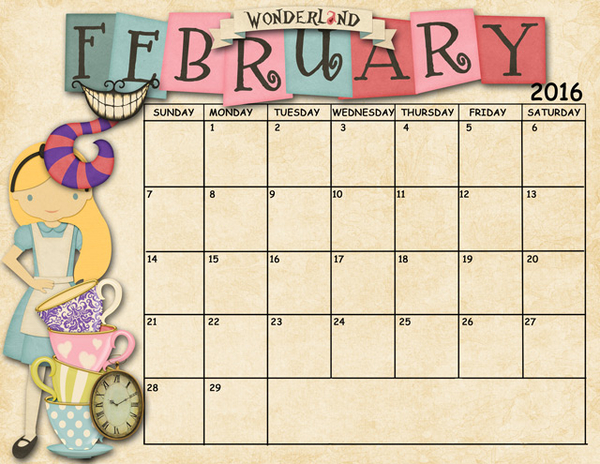 February Sum Up Calendar
