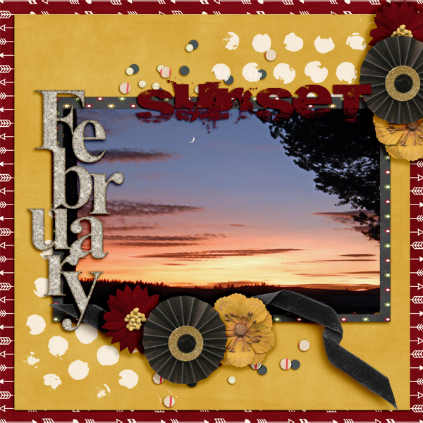 February-sunset