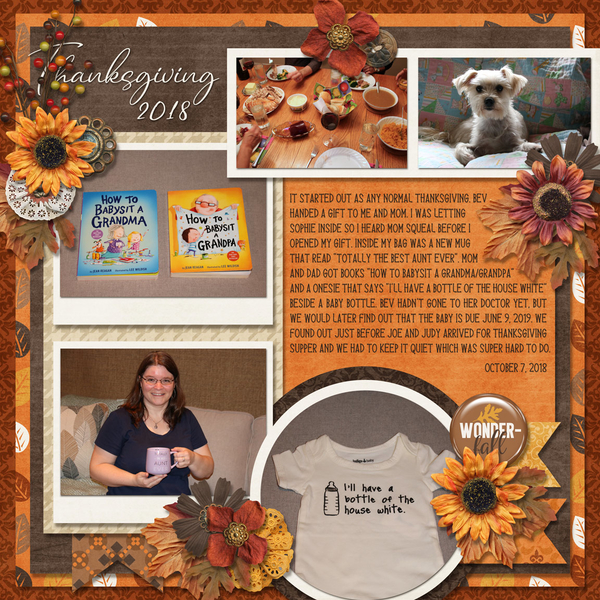 February Template Bundle - Golden Fall Days