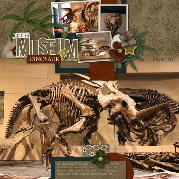 February Template Bundle - Rawr Dinosaur