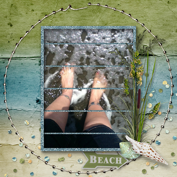 Feet in the Surf