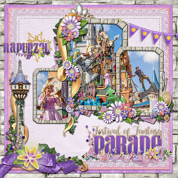 Festival of Fantasy Parade - Tangled Float