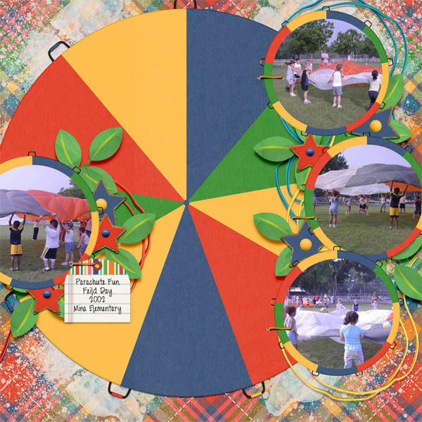 Field Day Parachute fun